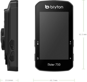 Компьютерный счетчик BRYTON RIDER 750E с GPS-навигацией