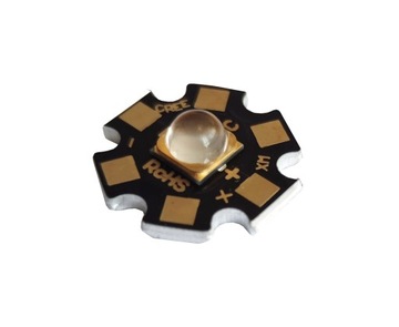 Dioda LED 12W 405nm 6,5-7,5V + PCB XHP70 LG6565