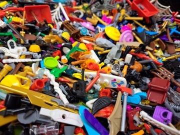 LEGO аксессуары оригинальные кубики на развес, микс 50 шт.