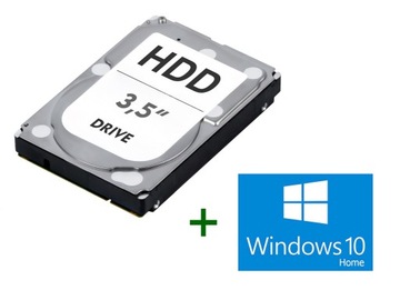 Dysk twardy HDD PC 3,5'' + WINDOWS 10 HOME KLUCZ