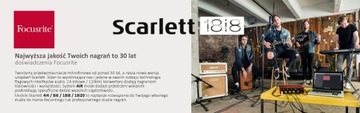 Focusrite Scarlett 18i8 Ableton ProTools 3Gen WAW