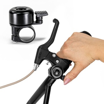 Dzwonek rowerowy metalowy głośny Titafka DR1