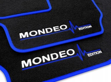 Velurové Koberce Ford Mondeo MK4 (2007-2010) Před Lift 4x Mondeo Edition
