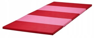 IKEA PLUFSIG MATA GIMNASTYCZNA 78X185CM CZERWONY KOLOR
