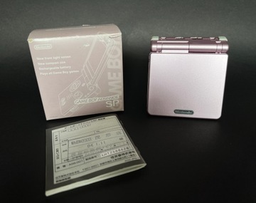 Nintendo GameBoy Advance SP Pink + комплект