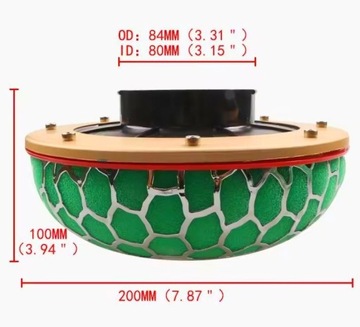 Фильтр воздушный ГРИБ конус 80мм стиль HKS
