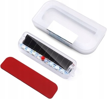 2шт солнечный задний сигнальный фонарь автомобиля