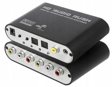 TOSLINK SPDIF 5.1 АНАЛОГОВЫЙ AC3/DTS ОПТИЧЕСКИЙ декодер