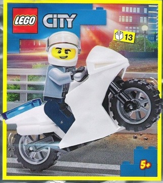 LEGO CITY Policjant i Motocykl Policja Motor NOWE