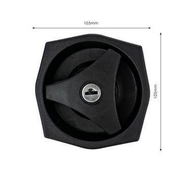 Замок двери фургона правый, 2 ключа, ручка двери кемпера