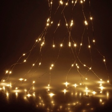 СВЕТОВАЯ ЗАНАВЕСА РОЖДЕСТВЕНСКАЯ ЕЛКА ПРОВОДА + ВСПЫШКА