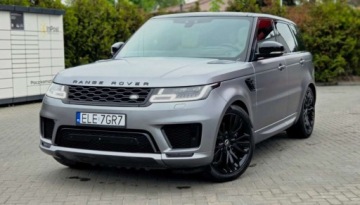 Land Rover Range Rover Sport II SUV Facelifting 5.0L V8 S/C 525KM 2019 Land Rover Range Rover Sport Benzyna 525KM PPF 4x4 Kamery 360 Panorama Doc