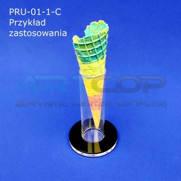 Подставка, подставка из оргстекла для мороженого в рожке.