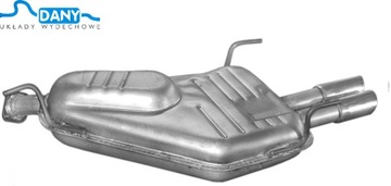 OPEL VECTRA B 2.5 2.6 V6 1995 - /02 TŁUMIK KOŃCOWY