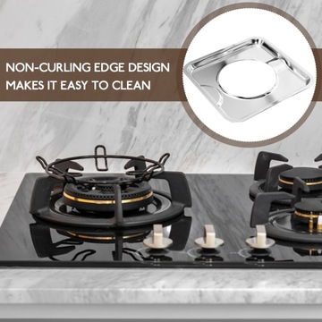 Электроплита оснащена капельной горелкой.