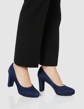 Clarks kendra sienna Pompa Kobiety, Navy Suede, 40