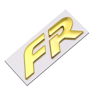 NÁLEPKA ZNAK ZNAKY NA AUTO LOGO SEAT FR 5.2*1.7CM
