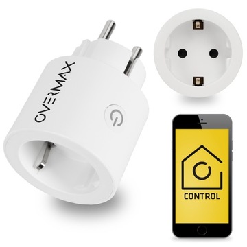 WATOMIERZ programator czasowy GNIAZDKO GNIAZDO SMART WiFi OVERMAX 16A