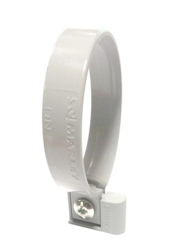 Rynny Marley OBEJMA PCV Z KOSTKĄ Rury 105 Biały