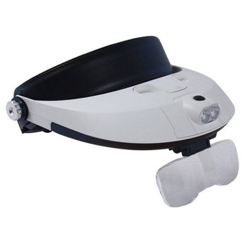 Увеличительное стекло с 5 линзами от 1,5x до 6,0x + светодиод