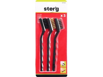 НАБОР МИНИ-ЩЕТОК STERG ПРОВОЛОЧНЫЕ ЩЕТКИ 175мм 3 шт.