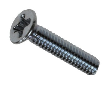 ŚRUBA M3 x 6MM 8MM (+) STOŻEK STAL OCYNK 10 SZTUK