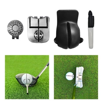 Zestaw znaczników do piłek golfowych Akcesoria do golfa Stylowa pomoc do gry w golfa Premium