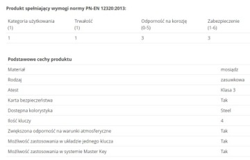 НАВЕСНОЙ ЗАМОК LOB AGAT XT (KMM6W) СЕРТИФИКАТ КЛАСС 3