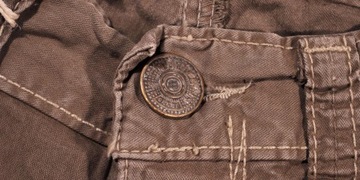 MUSTANG spodnie KHAKI jeans COOPER_ W32 L32