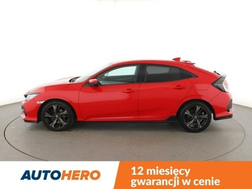 Honda Civic X Hatchback 5d 1.5 VTEC Turbo 182KM 2018 Honda Civic full LED navi virtual cocopit klima, zdjęcie 1