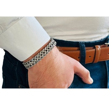 Мужской браслет VIKING, коробка, подарочный пакет для мужчины, 21,5 см