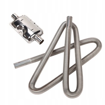 Выхлопная труба стояночного отопителя с глушителем