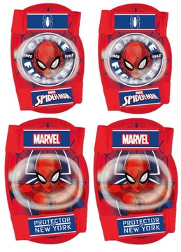 4x OCHRANIACZ NA KOLANA ŁOKCIE OSŁONA SPIDER-MAN