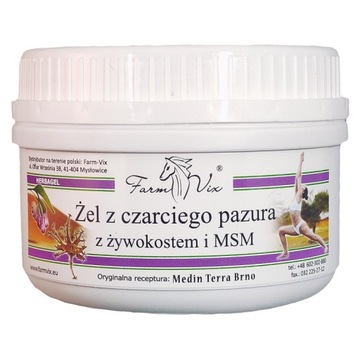 Żel Czarci pazur z żywokostem i MSM 350ml Farm-Vix