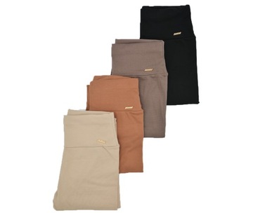 ЛЕГГИНГИ Леггинсы Гетры ВЫСОКАЯ ТАЛИЯ GOLD BADGE гладкий FIT L/XL