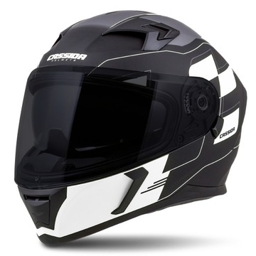 +CZARNA SZYBA KASK MOTOCYKLOWY CASSIDA 3.0 NEW m