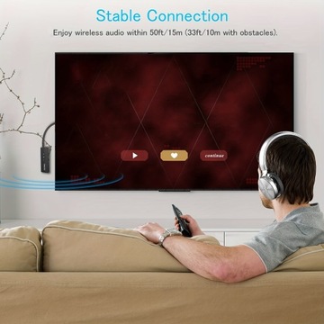 Adapter bezprzewodowy 3 w 1 BT5.0 TV Komputer Bezprzewodowy odbiornik