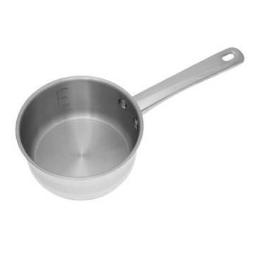 Кастрюля с крышкой, сталь, 1 л, х4322