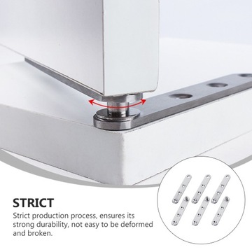 6 ШТ. ПЕТЛИ ДЛЯ ШКАФА ИЗ НЕРЖАВЕЮЩЕЙ СТАЛИ 360° ДВЕРНЫЕ И МЕБЕЛЬНЫЕ АКСЕССУАРЫ