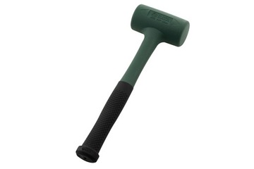 МОЛОТ БЕЗОТДАЧНЫЙ, резиновый, 520 г, цельнолитой