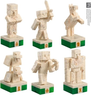 MINECRAFT ШАХМАТЫ Настольная игра Крипер Зомби Стив Алекс Эндерман Житель деревни