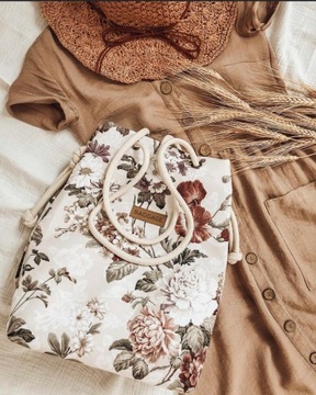 СУМКА-ШОППЕР БАГАЖНАЯ СУМКА ЦВЕТЫ САД