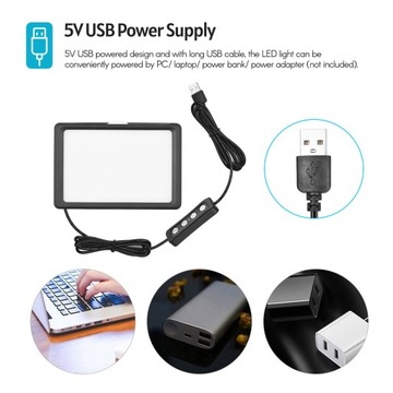 Светодиодные видеолампы Andoer, 2 шт., заполняющая RGB-подсветка