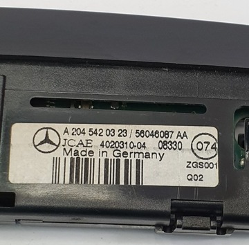 DISPLEJ PDC MERCEDES GLK X204 A2045420323