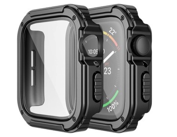 Adepoy wytrzymały case etui do zegarka AppleWatch 38mm szkło hartowane 2szt