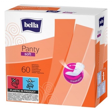 Bella Wkładki higieniczne Panty Soft 60szt