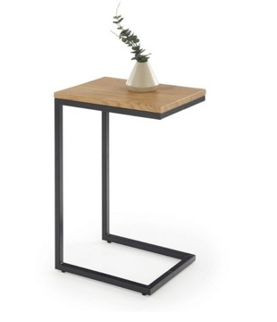 Industrialne biurko laptopa wsuwany stolik loft