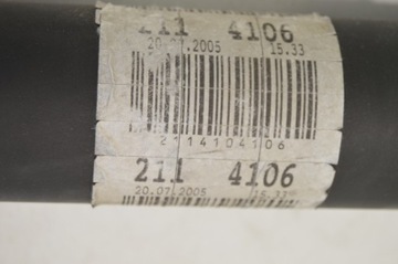 HŘÍDEL HNACÍ MERCEDES E TŘÍDA W211 CLS W219 5.5 AMG KOMPRESOR 2114104106