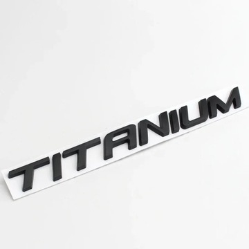 3D KOVOVÝ TITAN LOGO ZADNÍ BLATNÍK ZNAK PRO FORD ECOSPORT FIESTA F