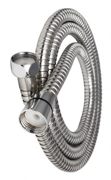 WĄŻ NATRYSKOWY PRYSZNICOWY WZMOCNIONY STAL 120 cm